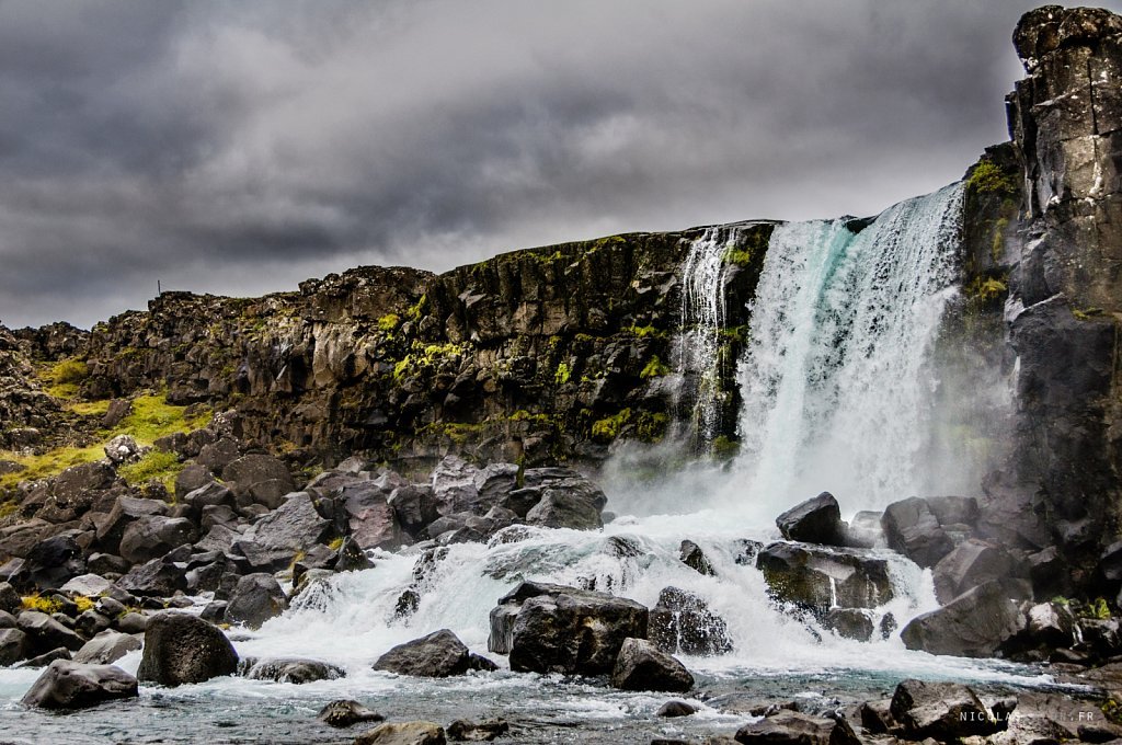 Thingvellir Waterfall